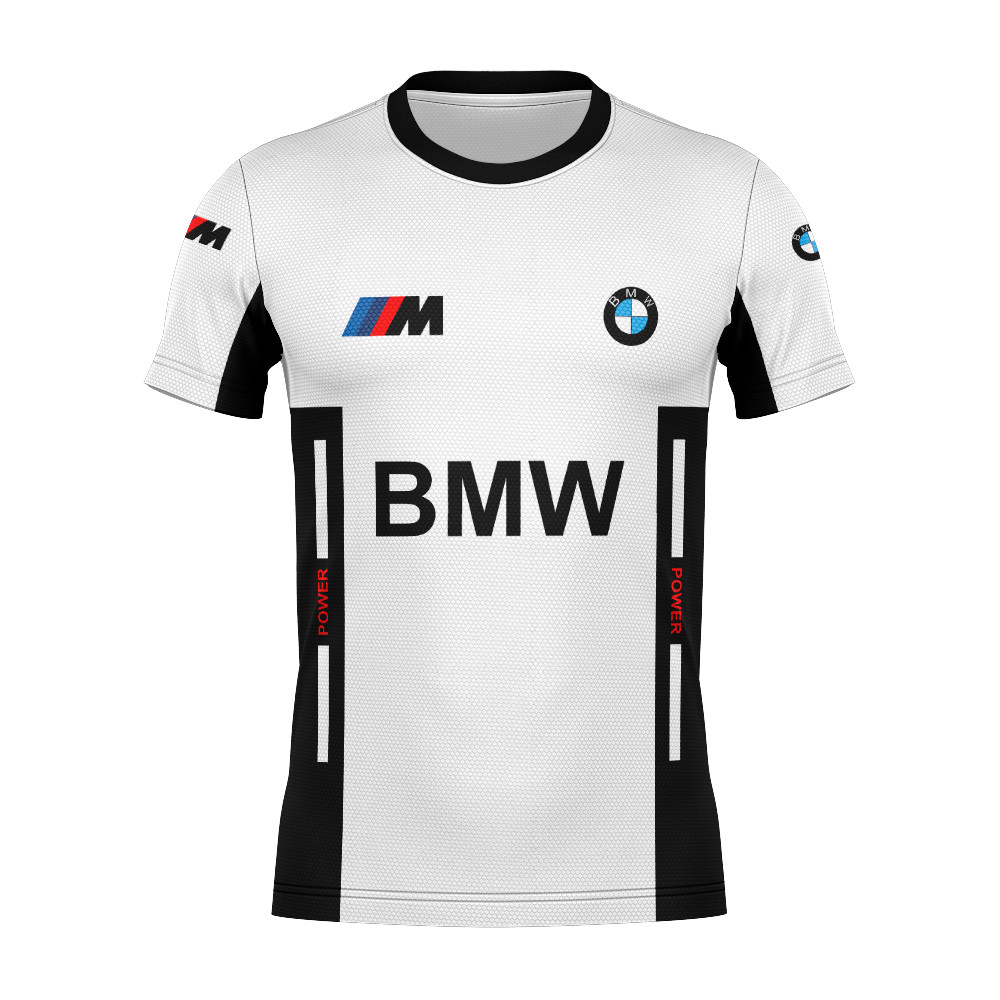Camiseta Racing BMW Estampa 3D Masculina Automobilismo