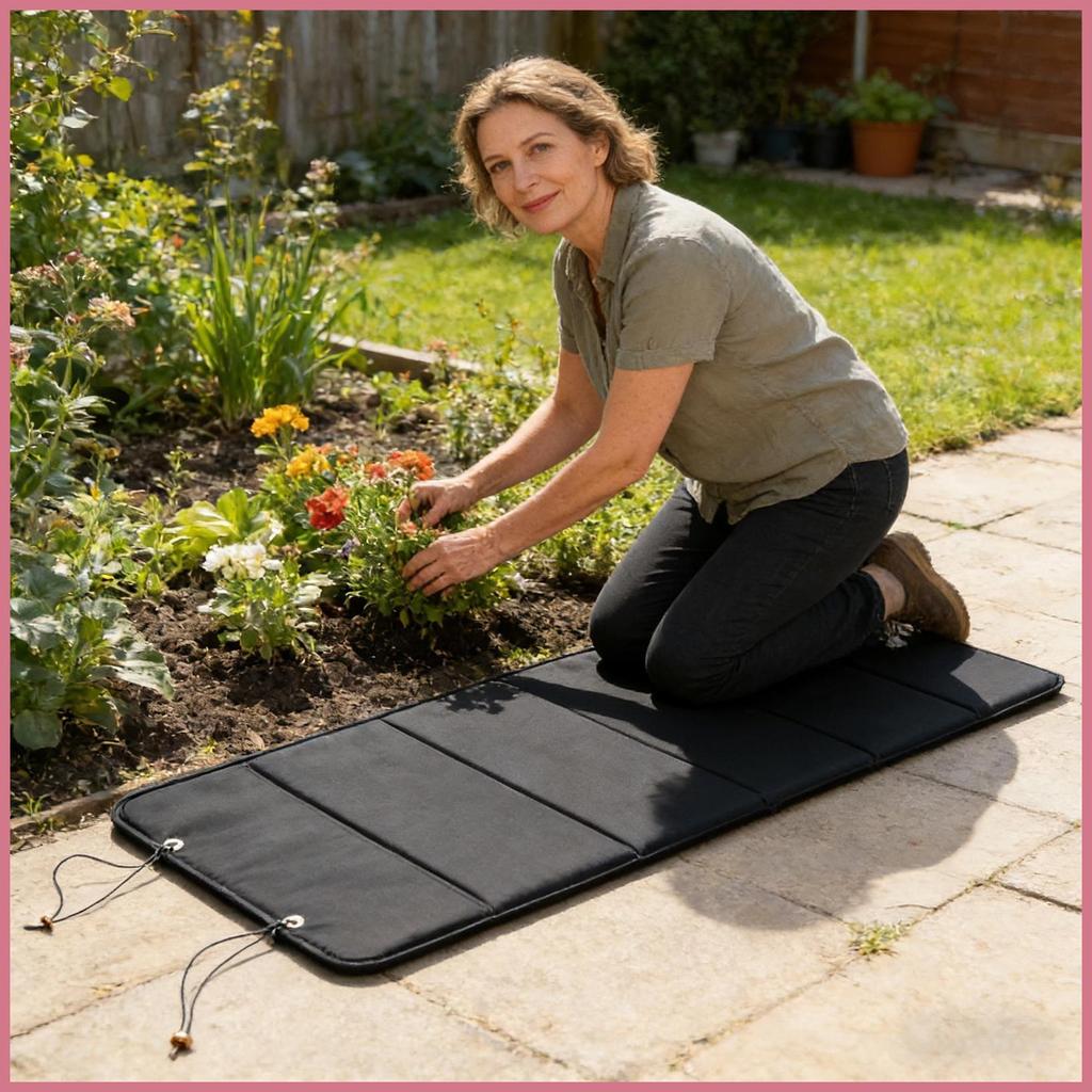 Imagem Almofada De Ajoelhamento Para Jardim , Proteção Joelhos , Pano Oxford , Tapete De Espuma , Yoga , Meditação , Orando mub