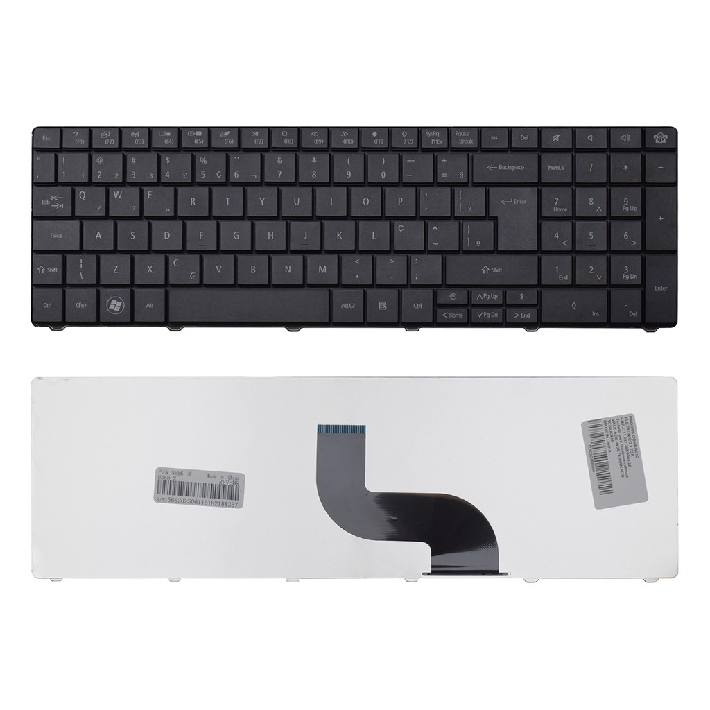 Teclado para Notebook Gateway Nv Series NV55C em Oferta na Shopee
