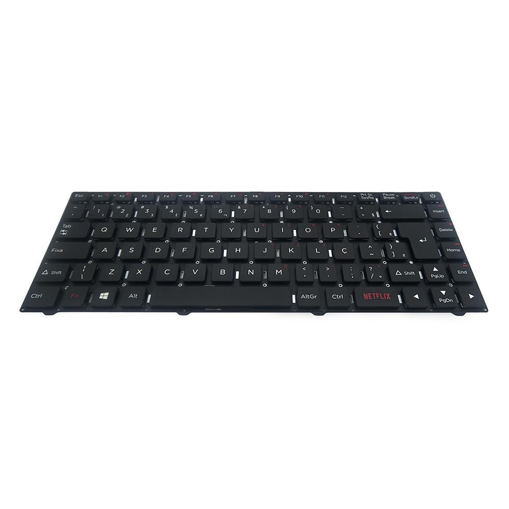 Teclado para Notebook Positivo Part Number MP-11J78PA-H77