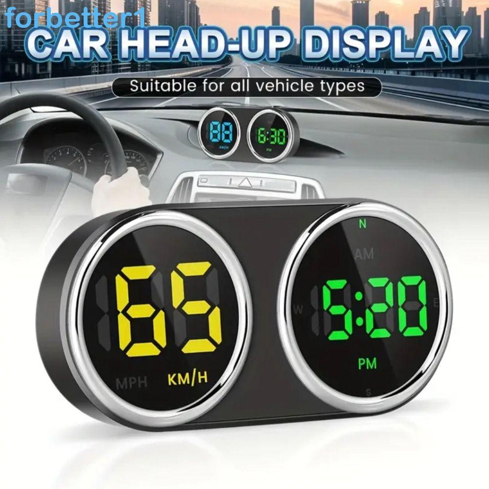 Velocímetro Digital Para Carro GPS FORBETTER , Relógio Plug & Play HUD Car Head Up Display , Plástico
