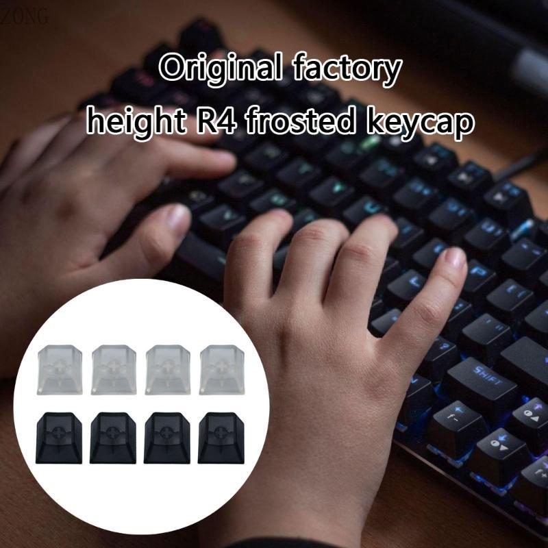 ZONG 4 Unidades Transparentes ABS Keycap Fosco Retroiluminado PC Teclado Mecânico Teclas