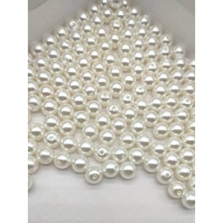 Miçanga Pérolas ABS com Buracos - 6/8/10/12/14/18mm - 50 Gramas