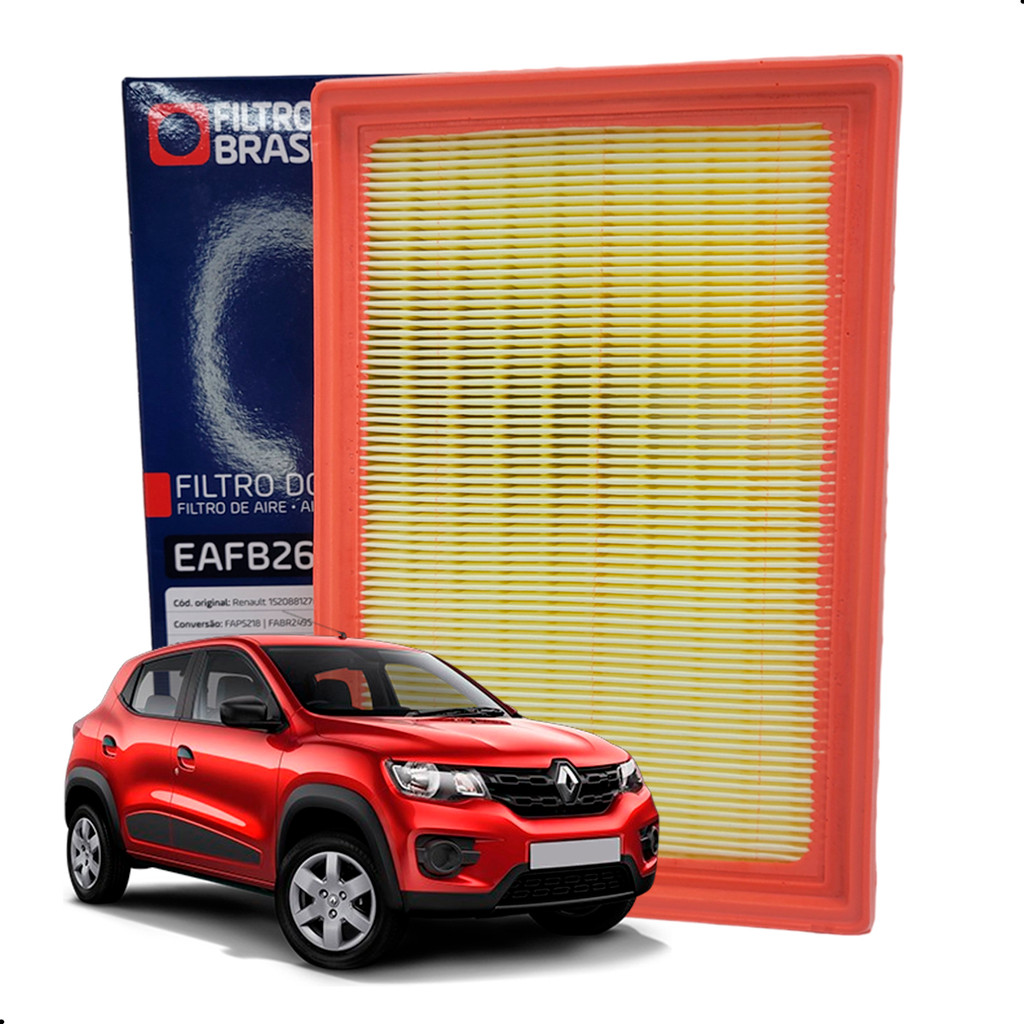 Filtro Ar Motor Renault Kwid 1.0 12v 2017 2018 2019 20 21 22 em Oferta na Shopee