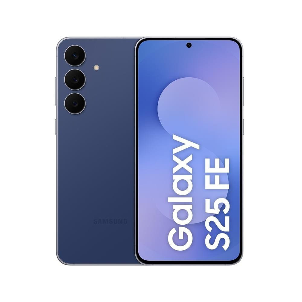 Smartphone Galaxy S25 FE 5G Tela 6,7P AMOLED 128GB 8GB RAM Câmera 50MP Samsung - Azul Marinho