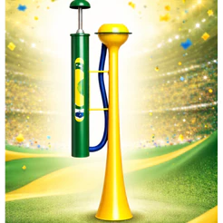 Vuvuzela Bomba Manual Brasil Verde Amarela Copa🇧🇷⚽