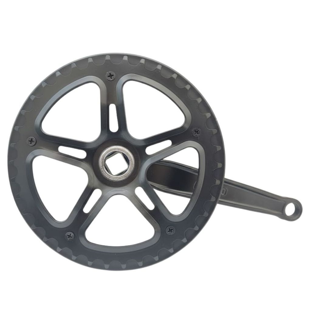 Detalhes do Pedivela Single 38 Dentes 170mm Bicicleta Fixa Mtb Ponta Quadrada Com Protetor