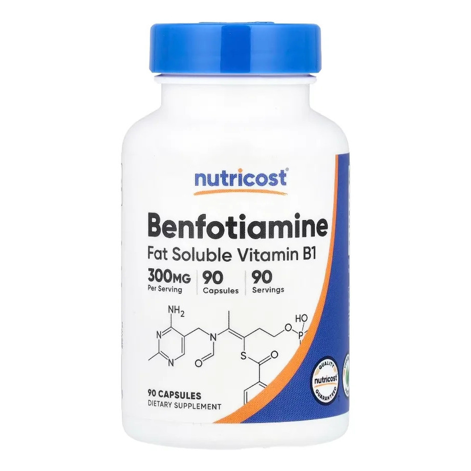 Benfotiamina 300mg 90 Cápsulas Importado Cod. 210