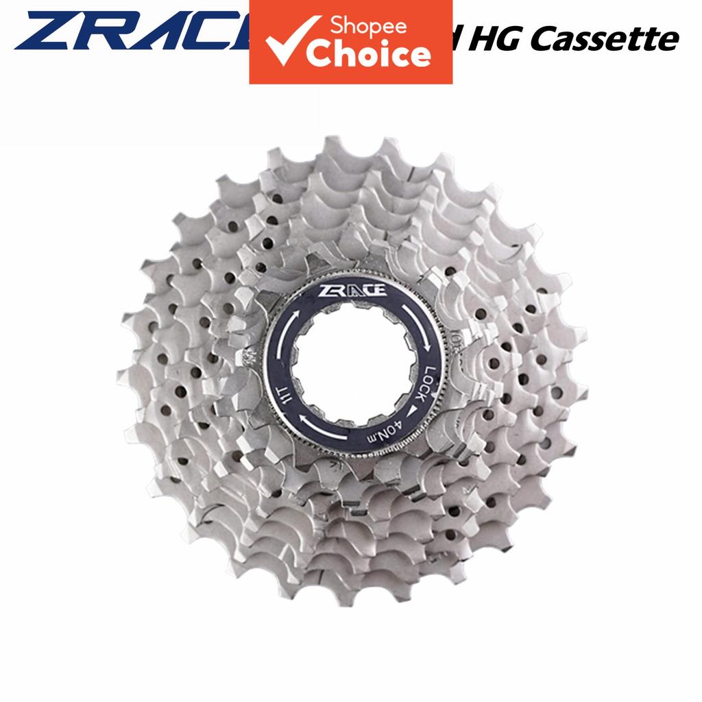 Cassete de Bicicleta 10V ZRACE para Speed e MTB, opções 11-25T / 28T / 32T / 34T / 36T, compatível com Tiagra, ZEE e