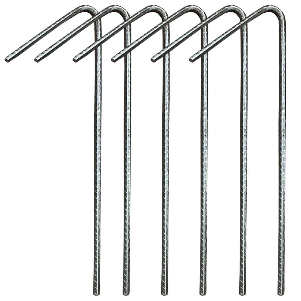 Estaca Para Barraca Camping 26 Cm 10 Unid Ferro