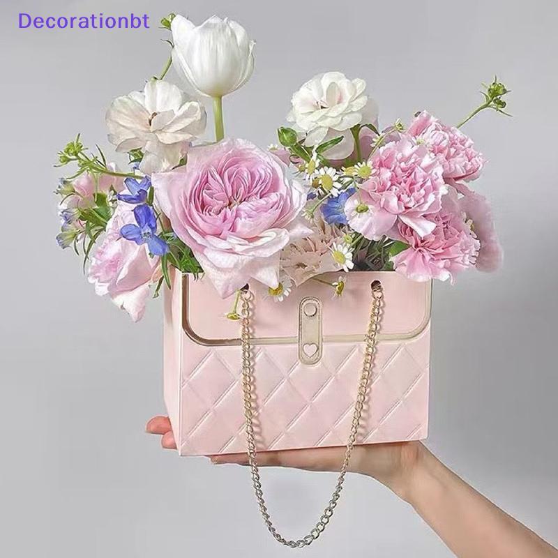 Decorationbt Caixa De Flores Do Dia Dos Namorados Com Alça Moda Retangular Saco De Presente Cesta Portátil Novo