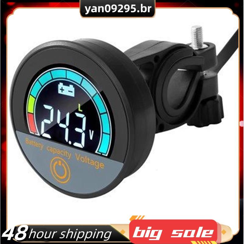 Voltímetro Digital LED DC 7-100V , 12V-84V , Testador De Tensão À Prova D'água , Capacidade Da Bateria , Para Carro , Mo
