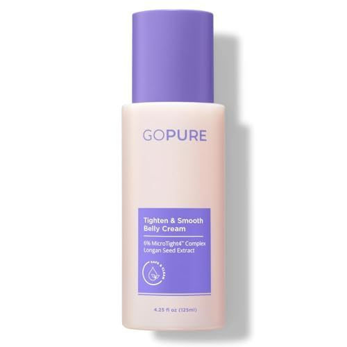 GoPure Creme Firmador para Abdômen - Hidratante Corporal Firmador, Usado para Reduzir Grupos de Gordura e Estrias, 4,2 O