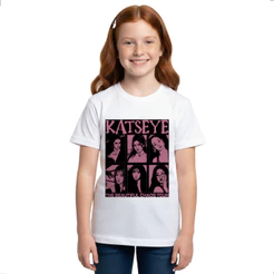 Camiseta Infantil Katseye Pop Beautiful K-pop Grupo Lk-717
