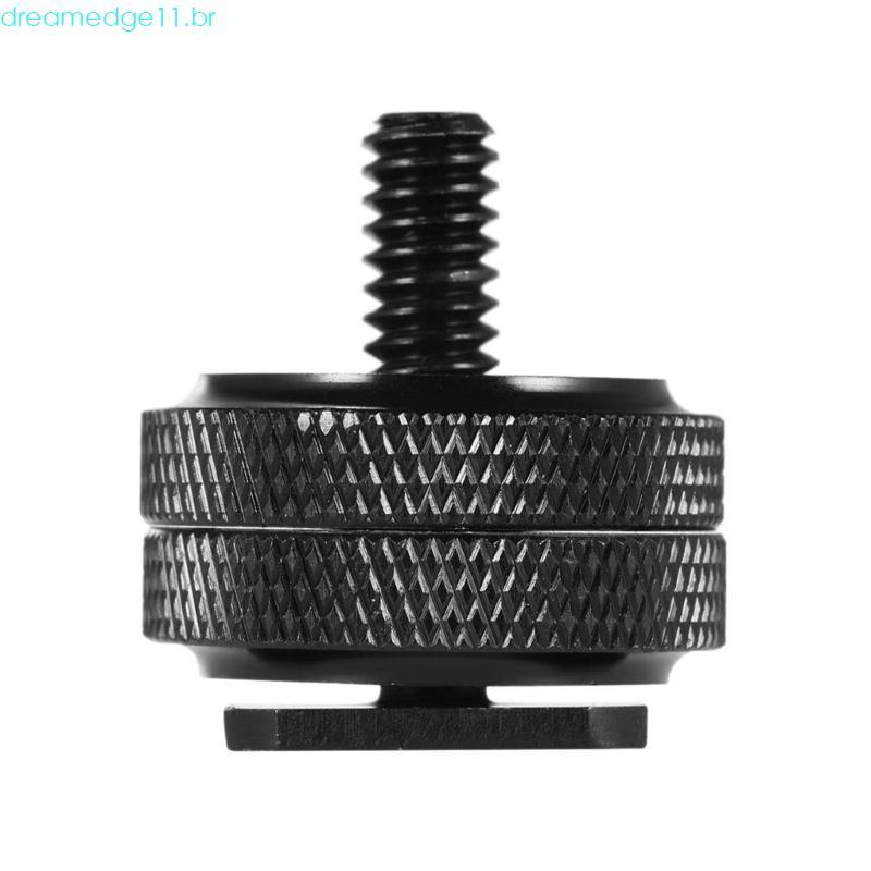 dreamedge11 Parafuso Montagem Tripé Porca Dupla 1 4 Polegadas Para Equipamento Sapata Câmera