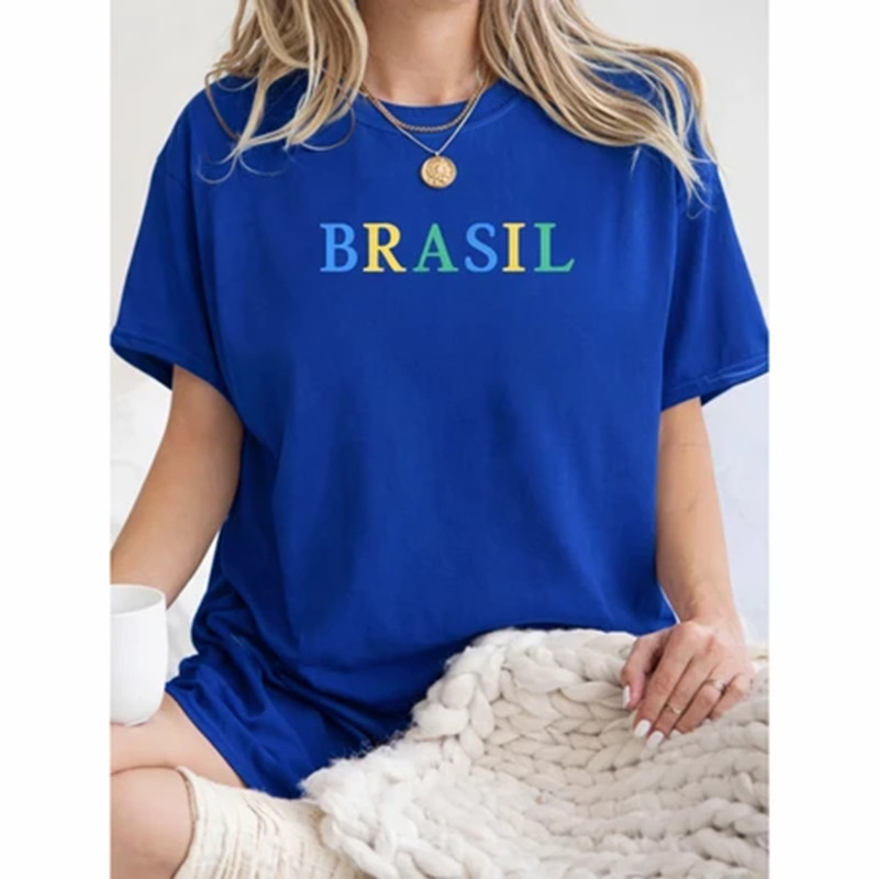 Camiseta do Brasil Feminina e Masculina 🇧🇷 | Unissex Copa do Mundo 2026 | Confortável e Estilosa para Torcida