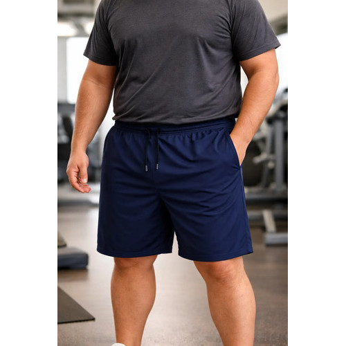 Short Masculino Plus Size Tactel Elastano Academia Conforto