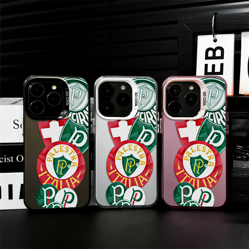Capinha anti impacto de Logotipo do time de futebol Palmeiras para Samsung Galaxy A15 A14 A13  A03 A35 A55 A07 A05 Capa