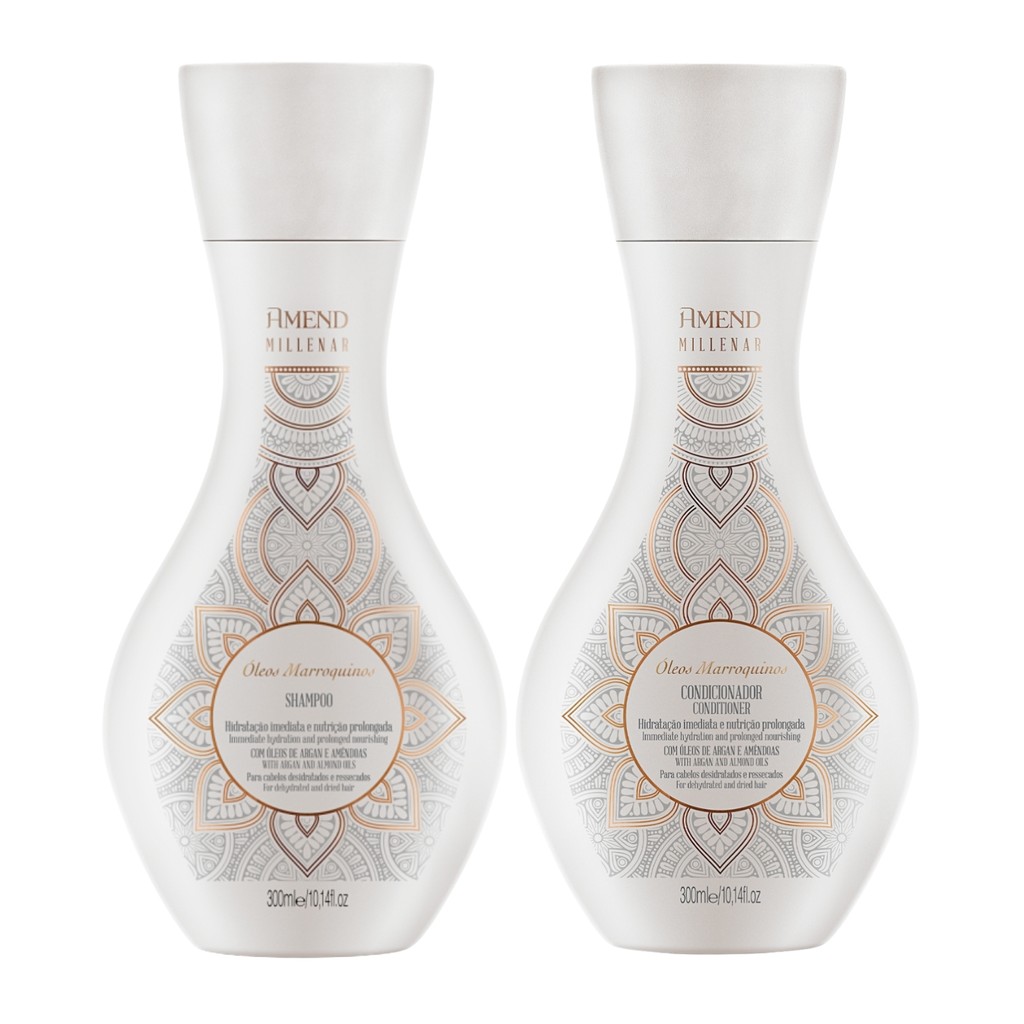 Kit Amend Millenar Óleos Marroquinos Shampoo Condicionador