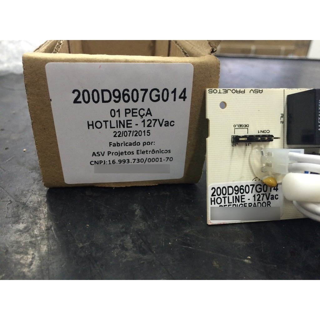 Placa Refrige Dako Continental Ge 200d9607g014 127v Hot Line