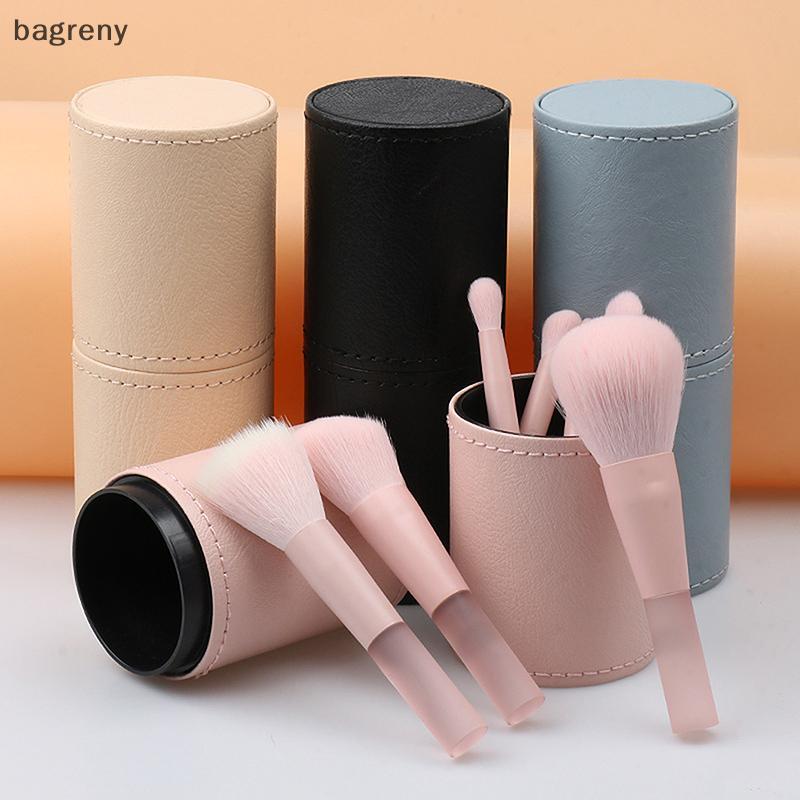 [bagreny] Porta Pincéis De Maquiagem Portátil Para Viagem Estojo Balde De Armazenamento De Com Tampa BR