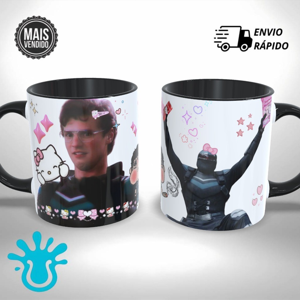 Caneca Personalizada Adrian Vigilante Kawaii Meme Geek Pacificador - Presente Único e Criativo
