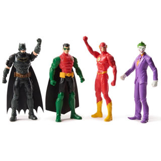 Conjunto de Bonecos - Coringa, Robin, Batman e Flash - DC Comics - 15 cm - Sunny em Oferta na Shopee