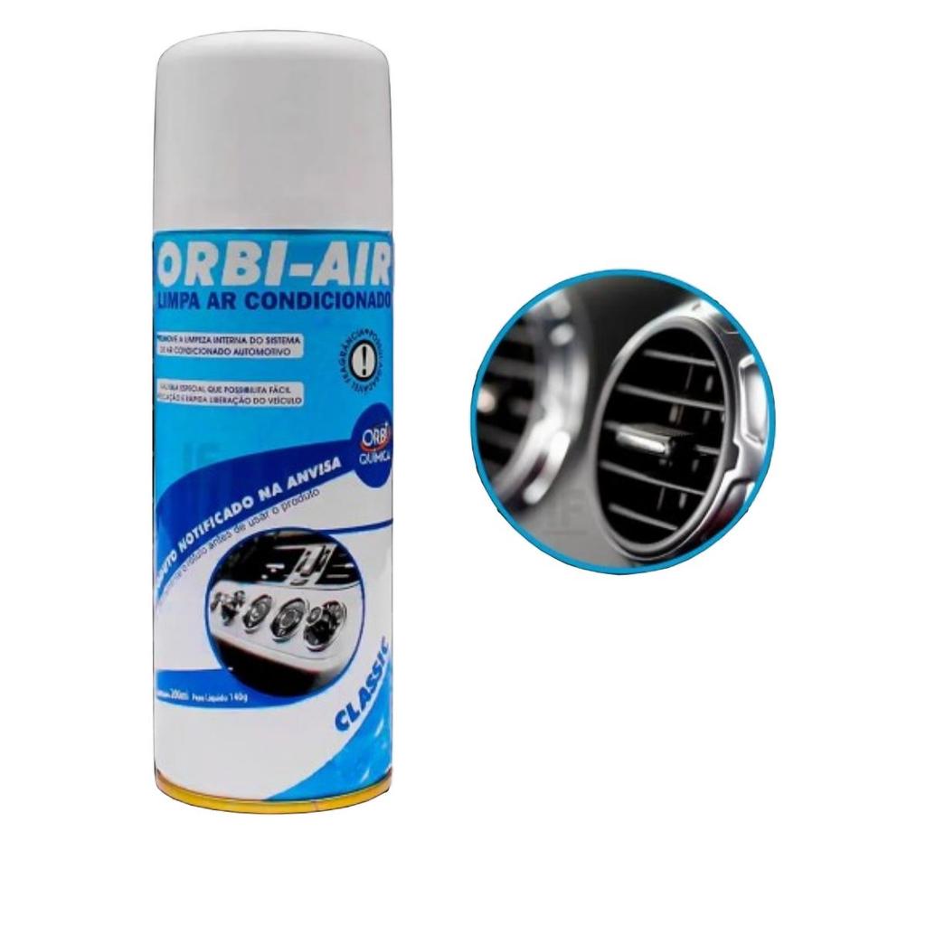 LIMPA AR-CONDICIONADO ORBI QUIMICA 200 ML em Oferta na Shopee