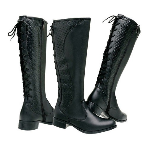 Bota Montaria Feminina Cano Medio Courino Promoção Top tam 41