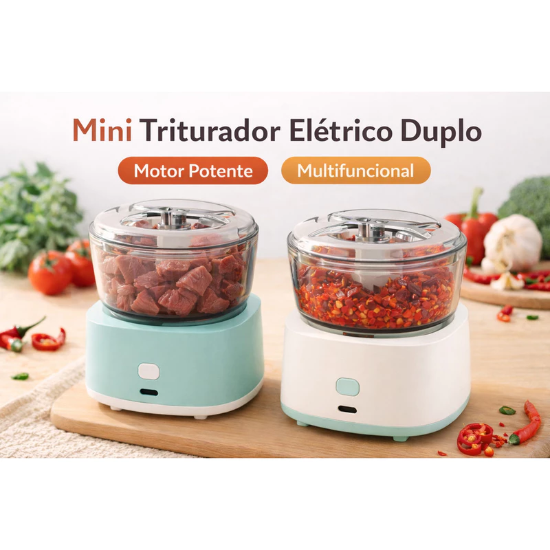 Mini Processador Elétrico: Super Oferta! 🔥