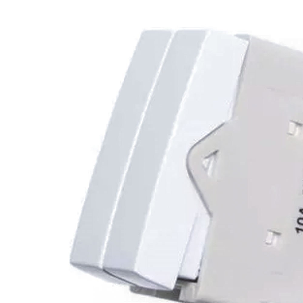 Modulo Interruptor DUPLO SIMPLES 10A-250V Branco SLEEK