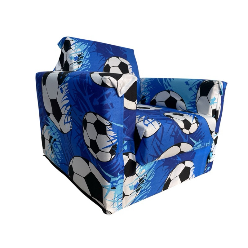 Sofazinho infantil da copa do mundo menina e menina