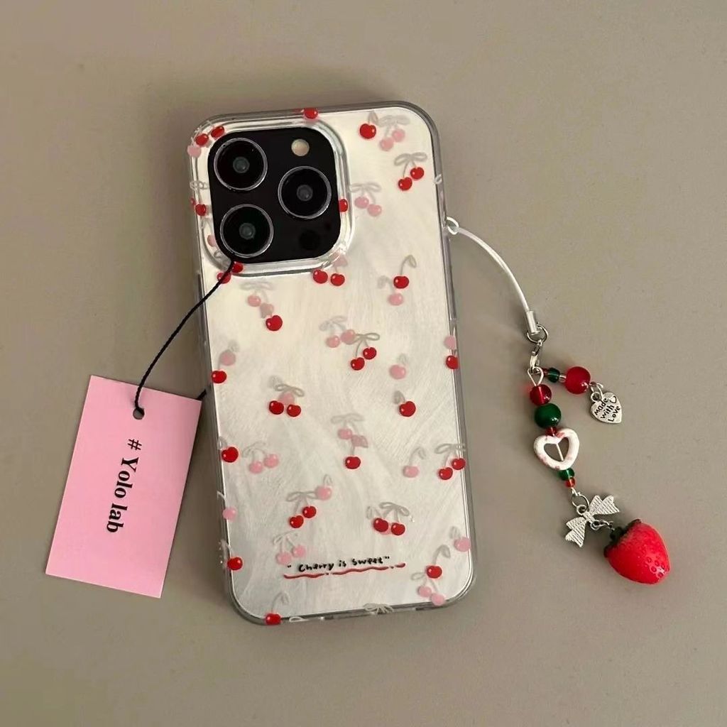 Capinha Fofa Cereja Samsung A15 A55 A14 S24 S23 S22 ULTRA A05S A54 A13 A35 A32 A52 S20 FE A12 Anti-impacto Capa em Oferta na Shopee