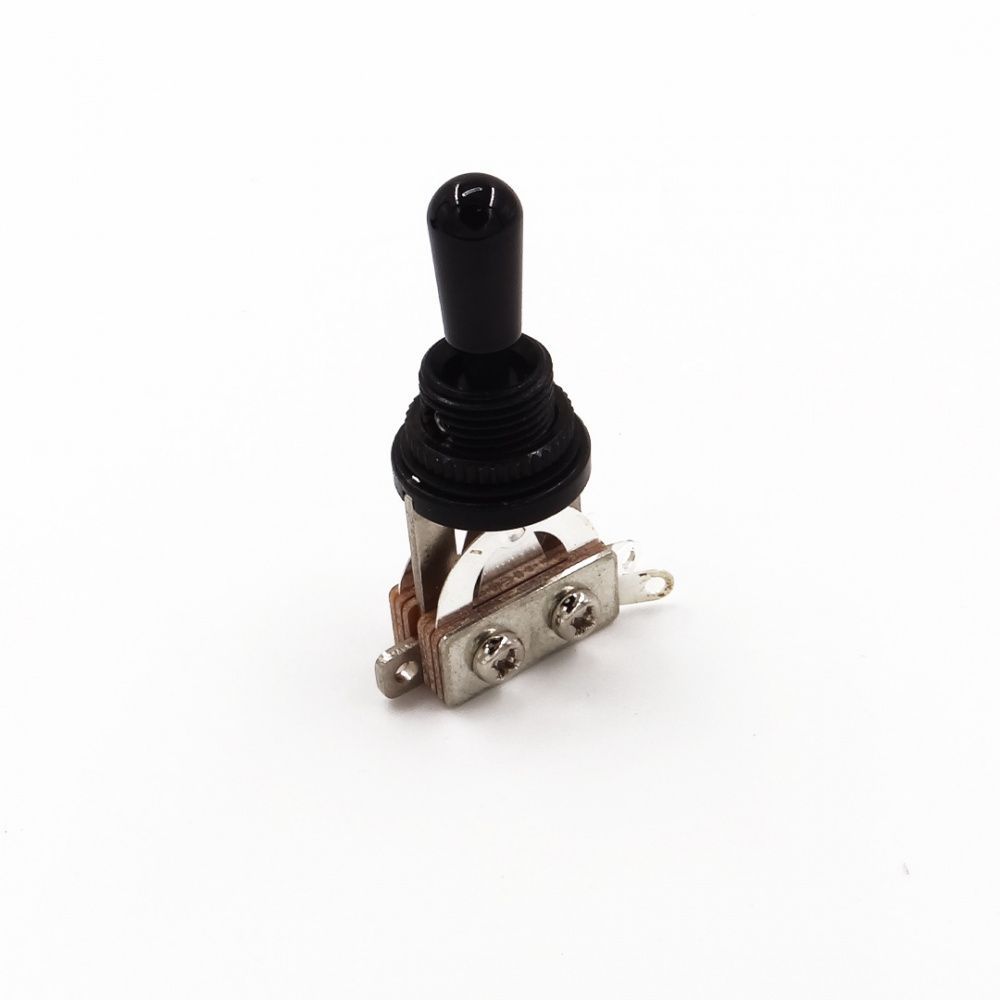 CHAVE SELETORA 3P LES PAUL KNOB METAL PRETO ELEPHANT ELE0293