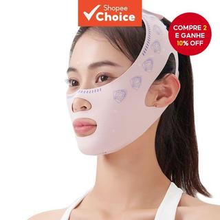 Bandagem Modeladora Facial V-Line-Queixo Duplo E Alça De Elevação Reafirmante Dobrável Na…