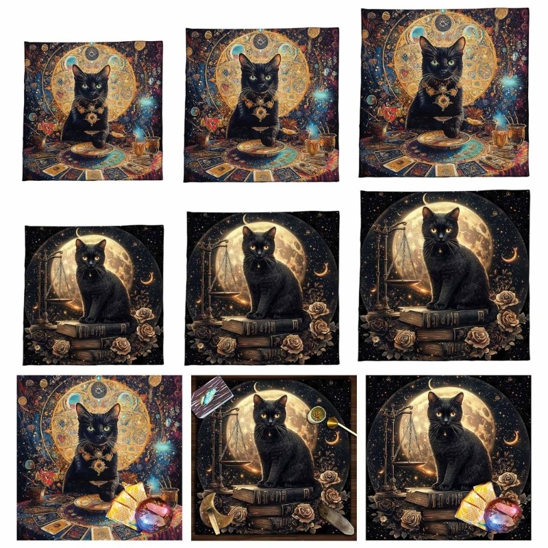 Li * Multifuncional Tarôs Cartão Capa Mesa Altars Decorações Toalha Pêndulos Adivinhação Altares Coágulo
