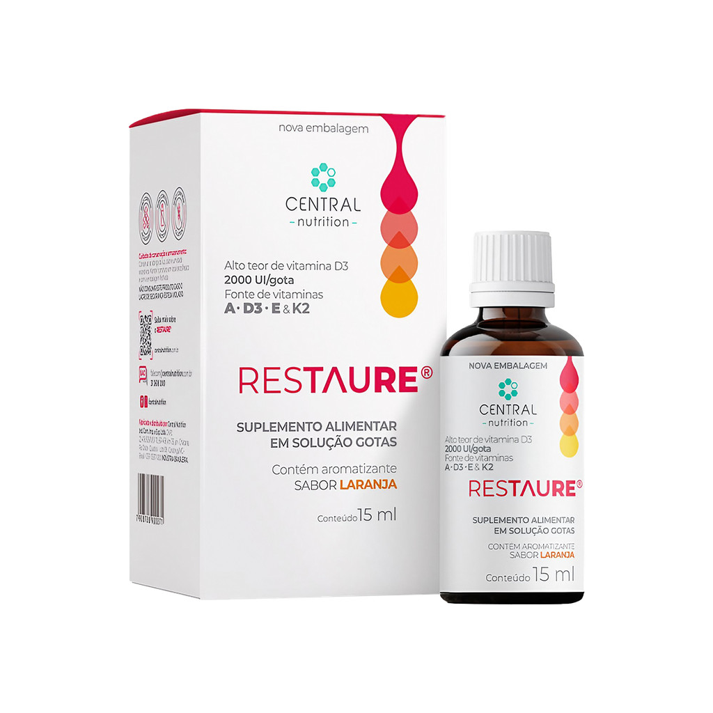 Restaure em Gotas da Central Nutrition Frasco com 15ML da Central Nutrition em Oferta na Shopee