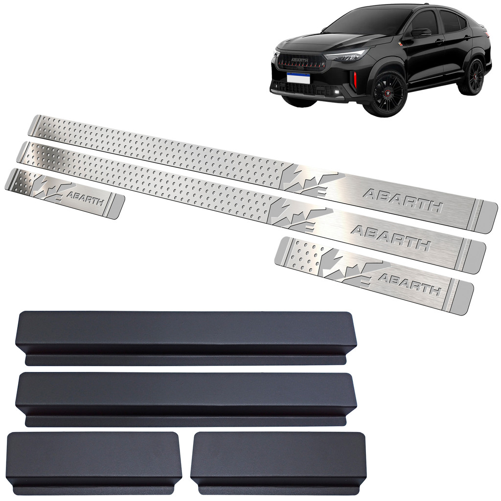 Soleira Fastback Abarth 2025 até 2026 - Aço Inox Standard em Oferta na Shopee