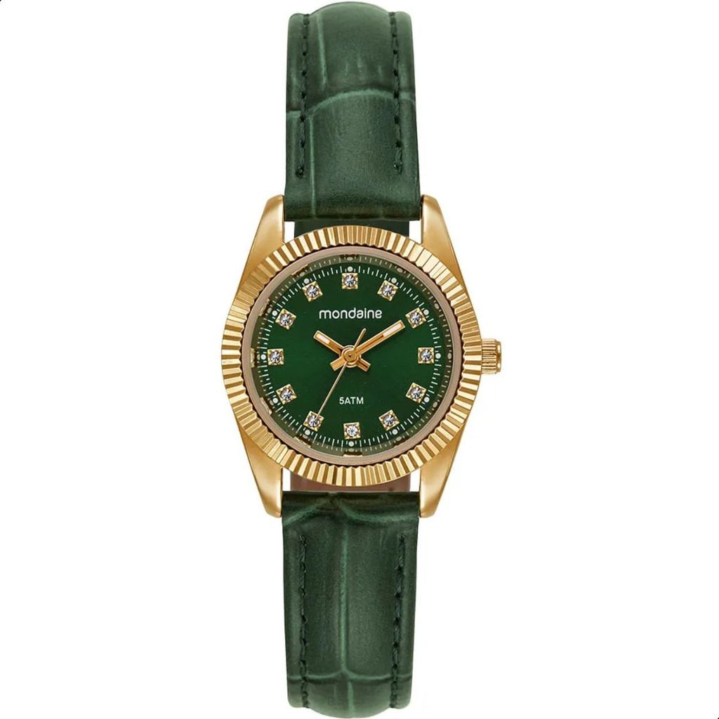 Imagem Relógio Feminino Mondaine Couro Verde 32960LPMVDH4