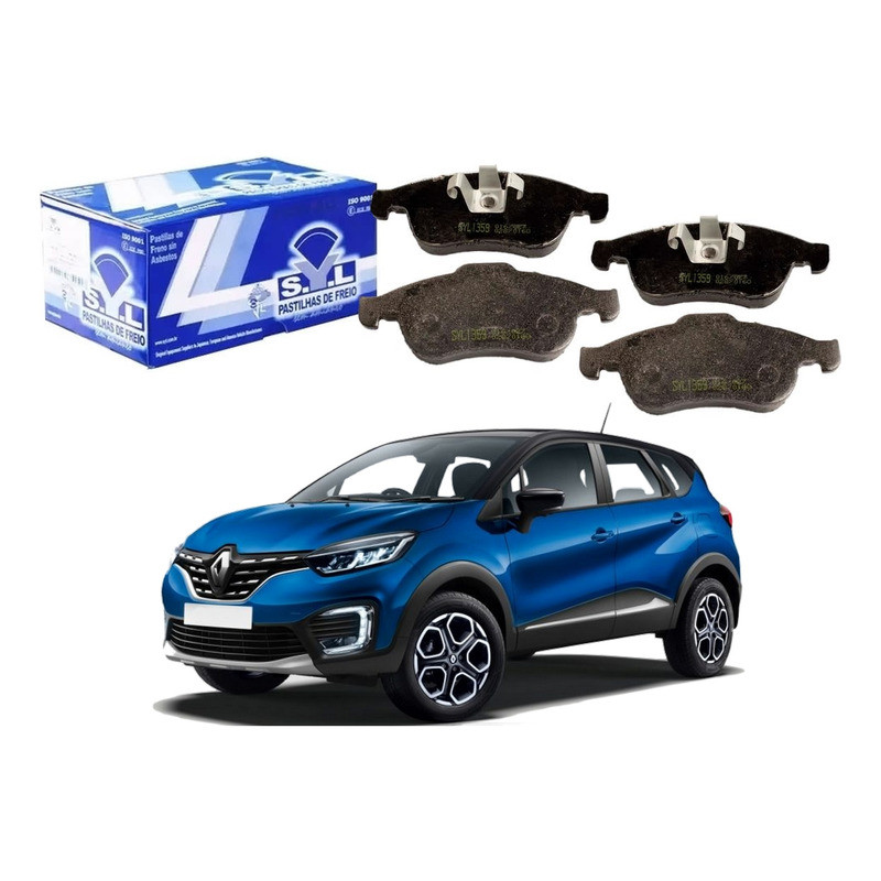 Pastilha Freio Dianteira. Captur 1.3 2021 A 2024