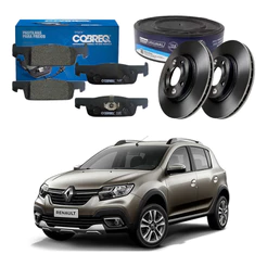 Kit Disco Pastilha Freio Sandero Stepway 1.6 2020 A 2021