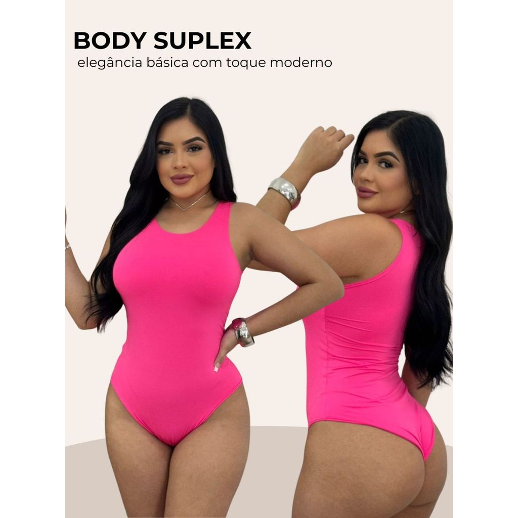 Body Regata Feminino Suplex Premium Ajustado ao Corpo Confortável Básico Moda Casual em Oferta na Shopee
