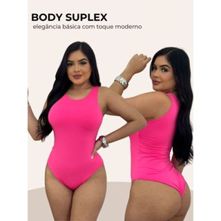 Body Regata Feminino Suplex Premium Ajustado ao Corpo Confortável Básico Moda Casual em Oferta na Shopee