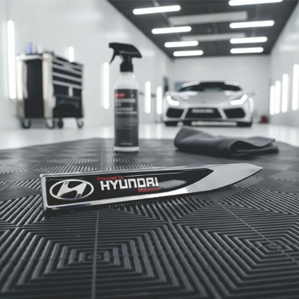 2 Aplique Lateral Fender Porta Emblema 3d Hyundai Elantra Sonata Azera Ix35 Tucson vera cruz HB20 i30 Creta