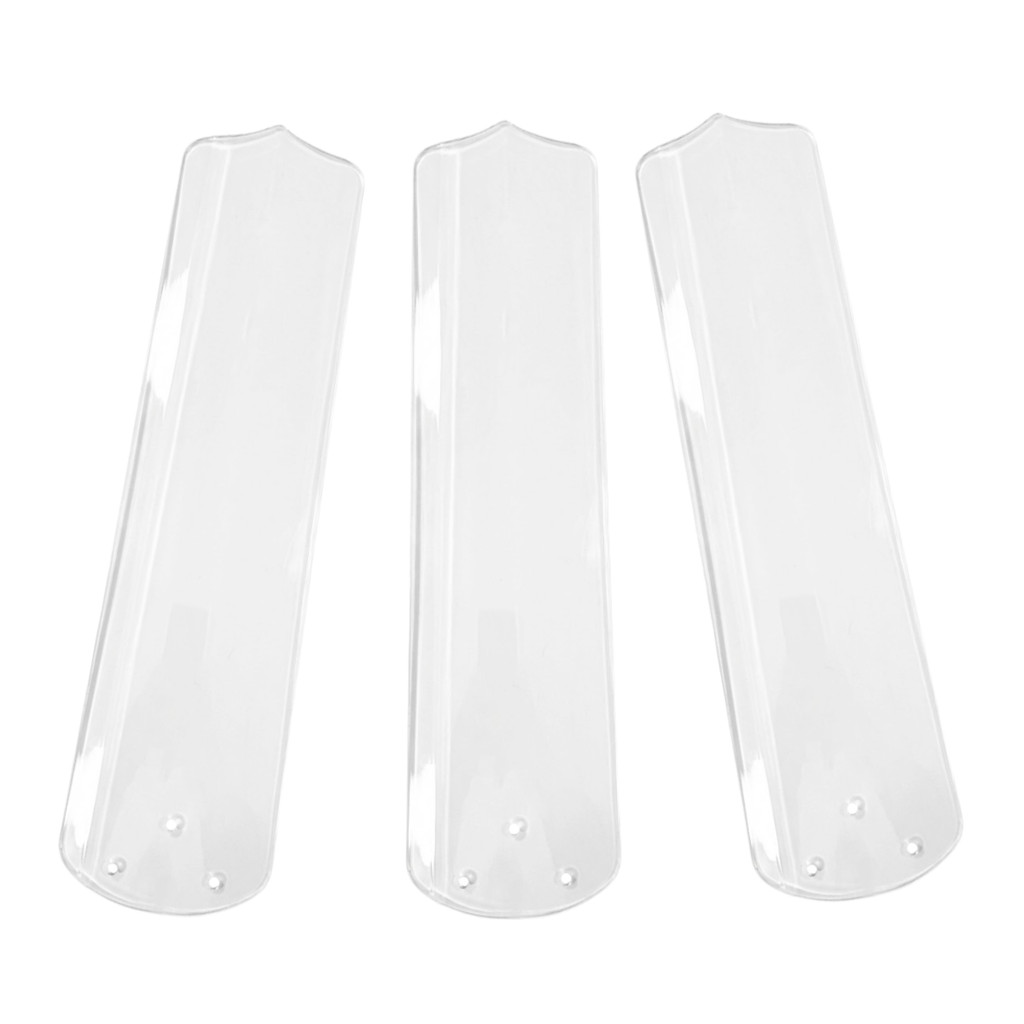 Jogo de 3 Pás em Acrílico Transparente (Motor M3) para Ventilador Lorensid - Cristal