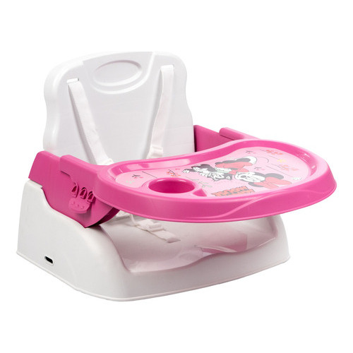 Disney Cadeira De Alimentação Portátil Booster Cadeirão Styll Baby Rosa - Minnie