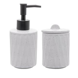 2 Peças para Banheiro Lyor Deli Diamond de Cerâmica Branco em Oferta na Shopee