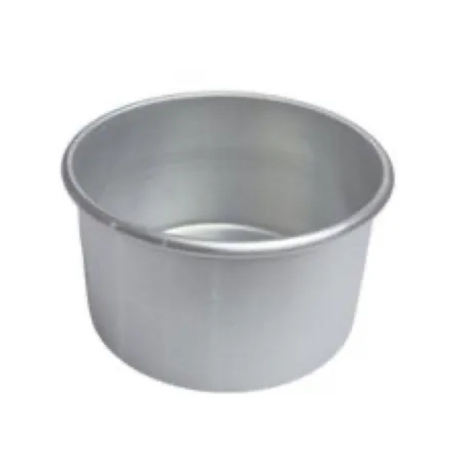 Forma Redonda Reta Fundo Fixo de Alumínio - 15x8cm - 1 unidade - Goldpan Formas - Rizzo em Oferta na Shopee