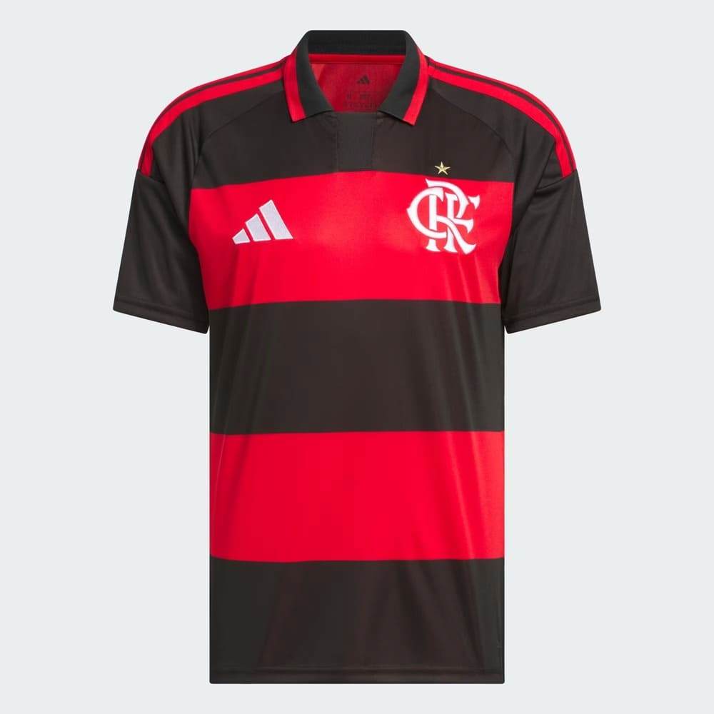 Camisa Flamengo I Adidas 26/27 Torcedor Listrada