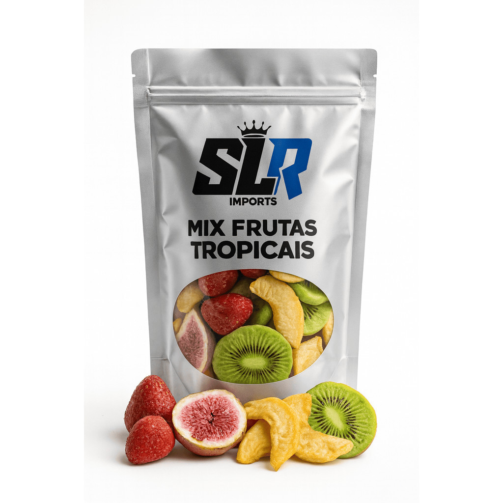 Mix Frutas Liofilizadas 1 Kg Tropicais Desidratadas Chip’s Premium